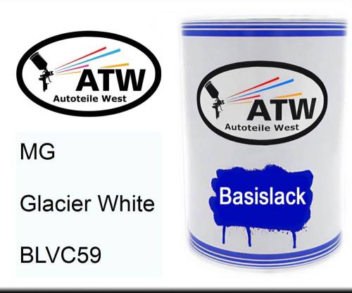 MG, Glacier White, BLVC59: 500ml Lackdose, von ATW Autoteile West.